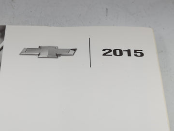 2015 Chevrolet Impala Owners Manual Book Guide P/N:22941531A OEM Used Auto Parts