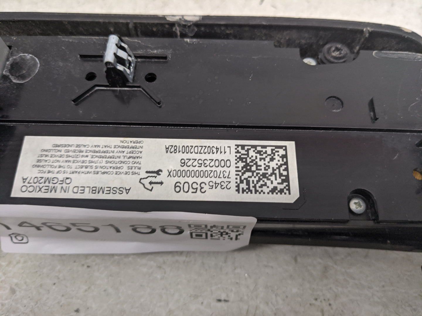 2014-2020 Chevrolet Impala Climate Control Module Temperature AC/Heater Replacement P/N:23453509 QFGM207A Fits OEM Used Auto
