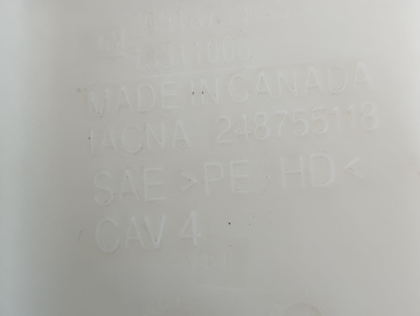 2014-2020 Chevrolet Impala Windshield Washer Fluid Reservoir Bottle Oem 1465888 - Oemusedautoparts1.com