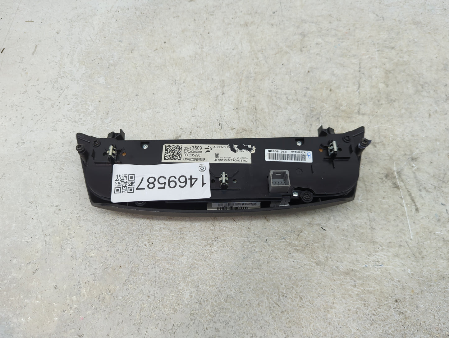 2014-2020 Chevrolet Impala Climate Control Module Temperature AC/Heater Replacement P/N:23453509 7370200000000X Fits OEM Use