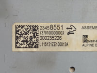 2015 Chevrolet Impala Radio AM FM Cd Player Receiver Replacement P/N:23458551 7370100000000X, 000235226 Fits Fits 2016 OEM U