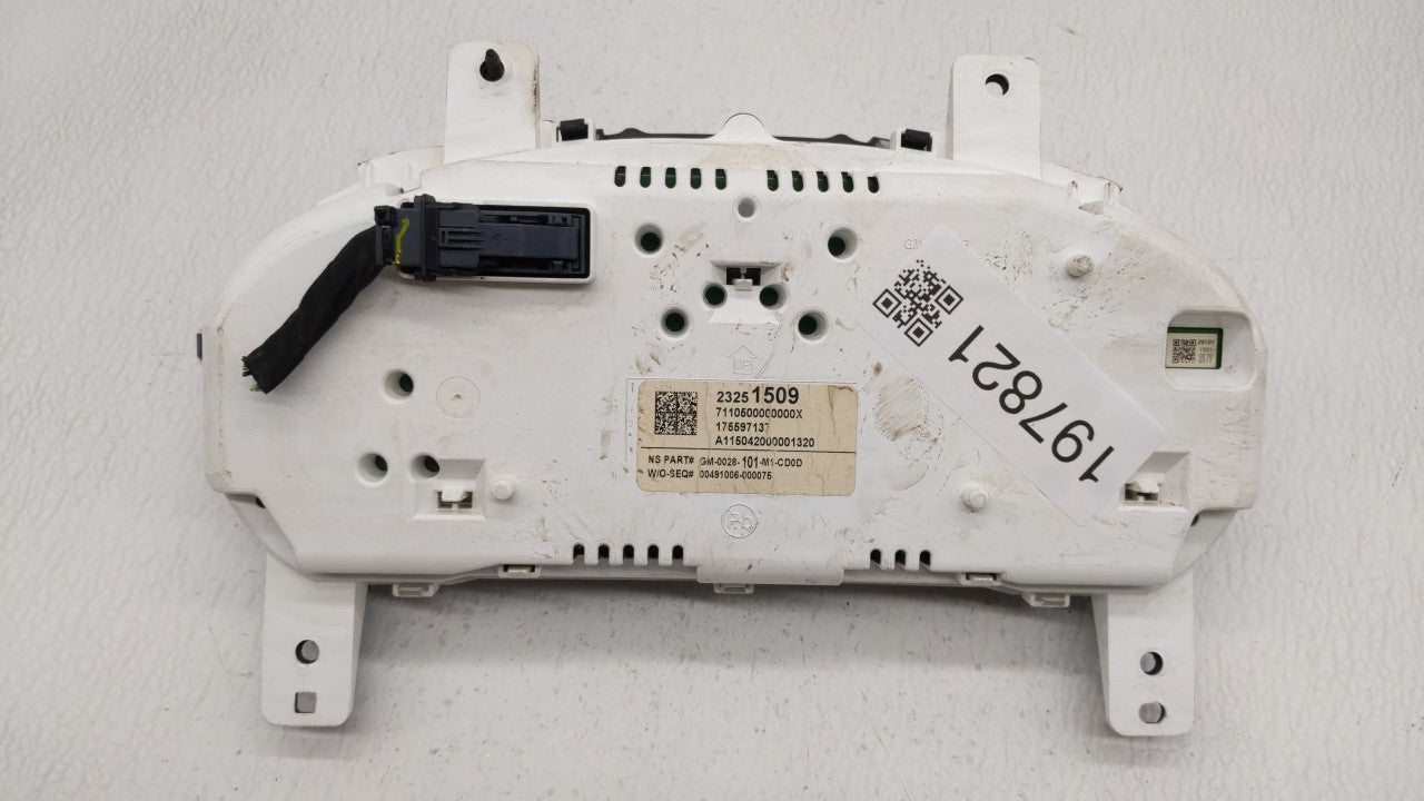 2015 Chevrolet Impala Instrument Cluster Speedometer Gauges P/N:23245274 23251507, 23251509 Fits OEM Used Auto Parts - Oemus