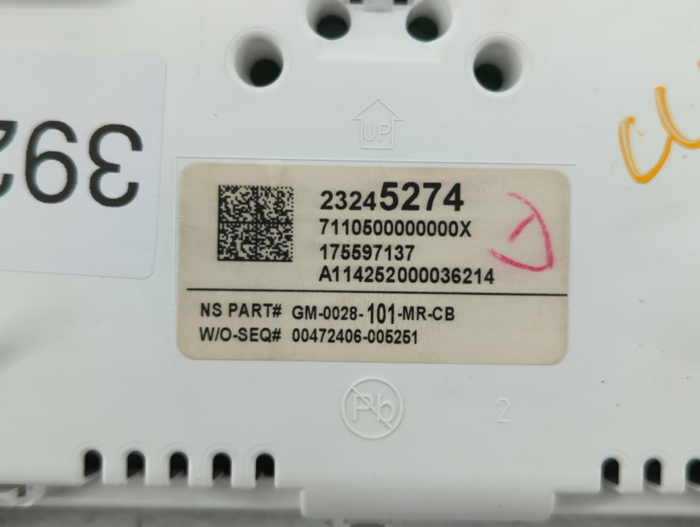 2015 Chevrolet Impala Instrument Cluster Speedometer Gauges P/N:23245274 23251507, 23251509 Fits OEM Used Auto Parts - Oemus