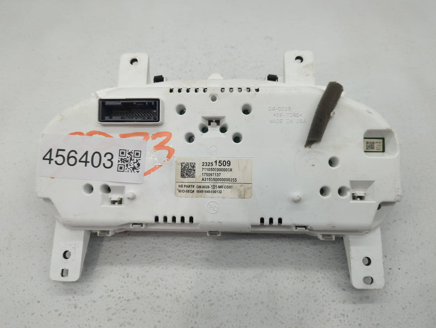 2015 Chevrolet Impala Instrument Cluster Speedometer Gauges P/N:23245274 23251507, 23251509 Fits OEM Used Auto Parts - Oemus