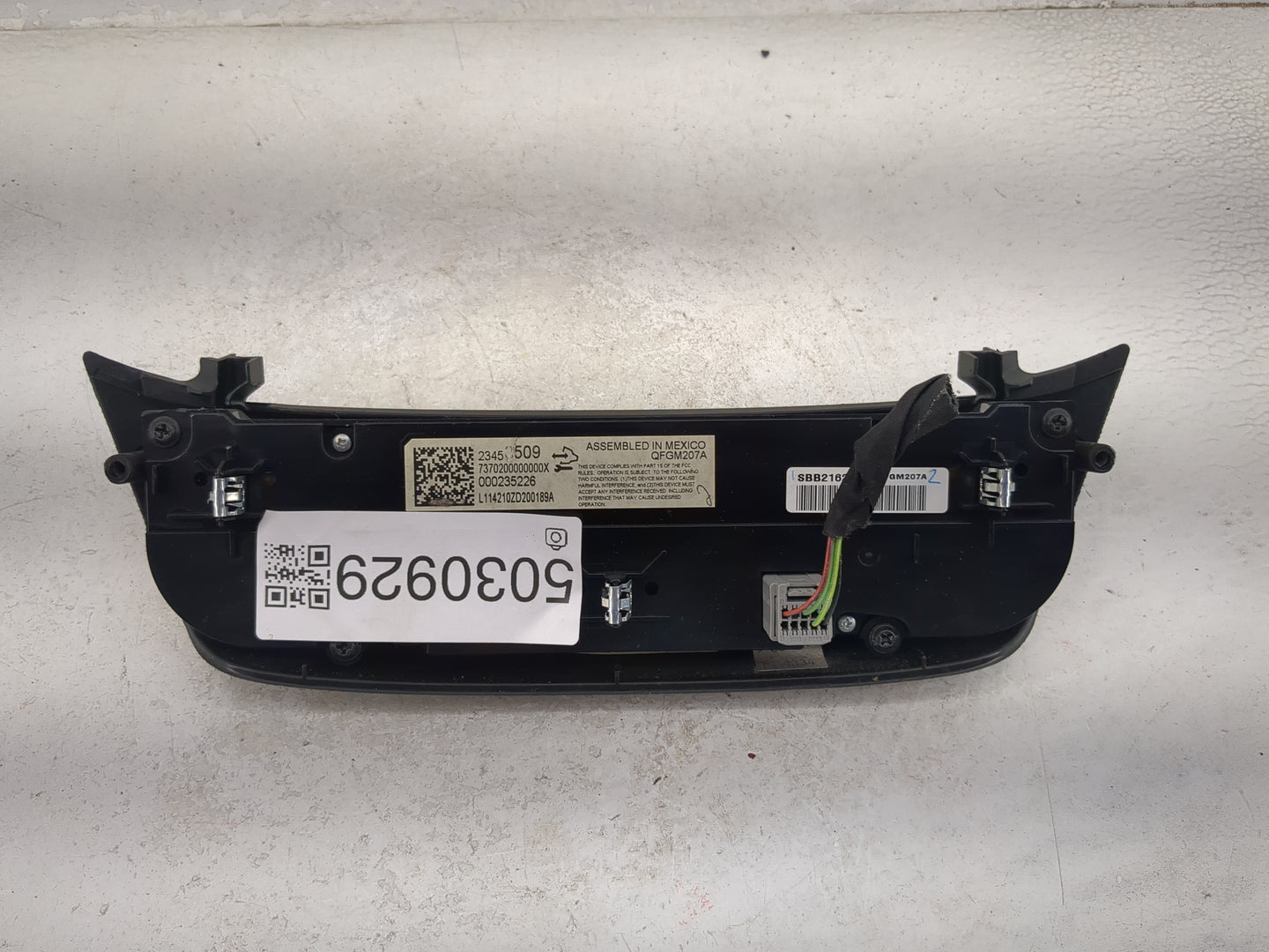 2014-2020 Chevrolet Impala Climate Control Module Temperature AC/Heater Replacement P/N:23450509 7370200000000X Fits OEM Use