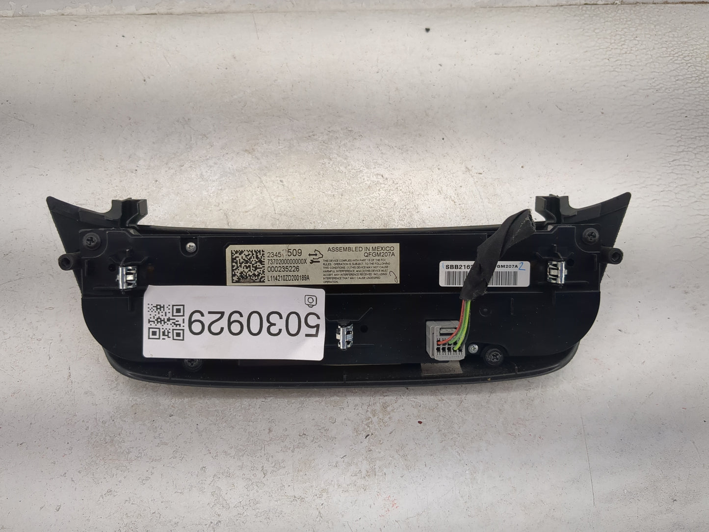 2014-2020 Chevrolet Impala Climate Control Module Temperature AC/Heater Replacement P/N:23450509 7370200000000X Fits OEM Use