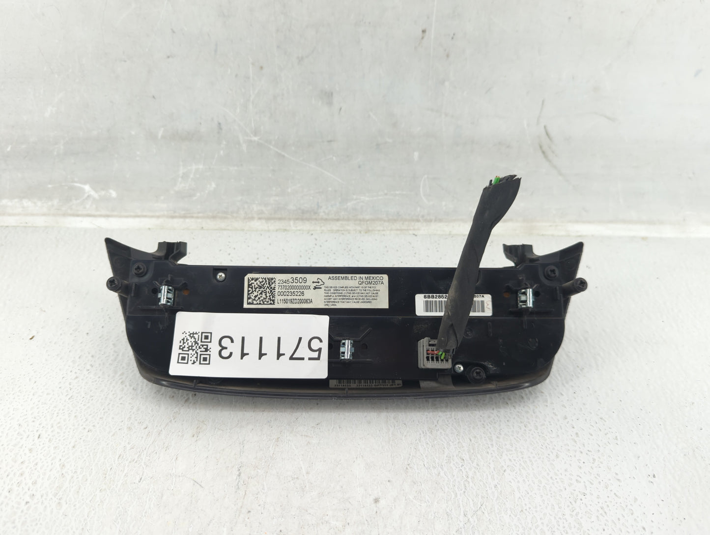 2014-2020 Chevrolet Impala Climate Control Module Temperature AC/Heater Replacement P/N:23453509 Fits OEM Used Auto Parts - 
