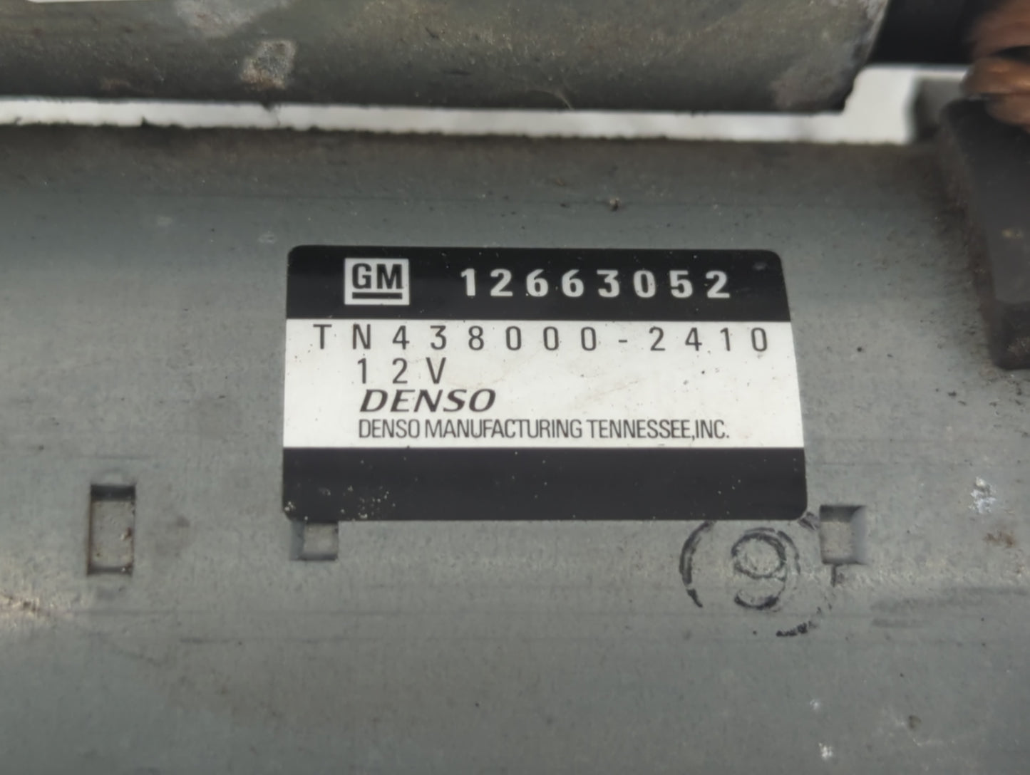 2015-2019 Chevrolet Impala Car Starter Motor Solenoid OEM P/N:12663052 TN438000-2410 Fits Fits 2015 2016 2017 2018 2019 2020