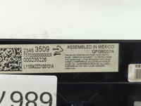 2014-2020 Chevrolet Impala Climate Control Module Temperature AC/Heater Replacement P/N:23453509 Fits OEM Used Auto Parts - 