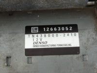 2015-2019 Chevrolet Impala Car Starter Motor Solenoid OEM P/N:TN438000-2410 12663052 Fits Fits 2015 2016 2017 2018 2019 2020
