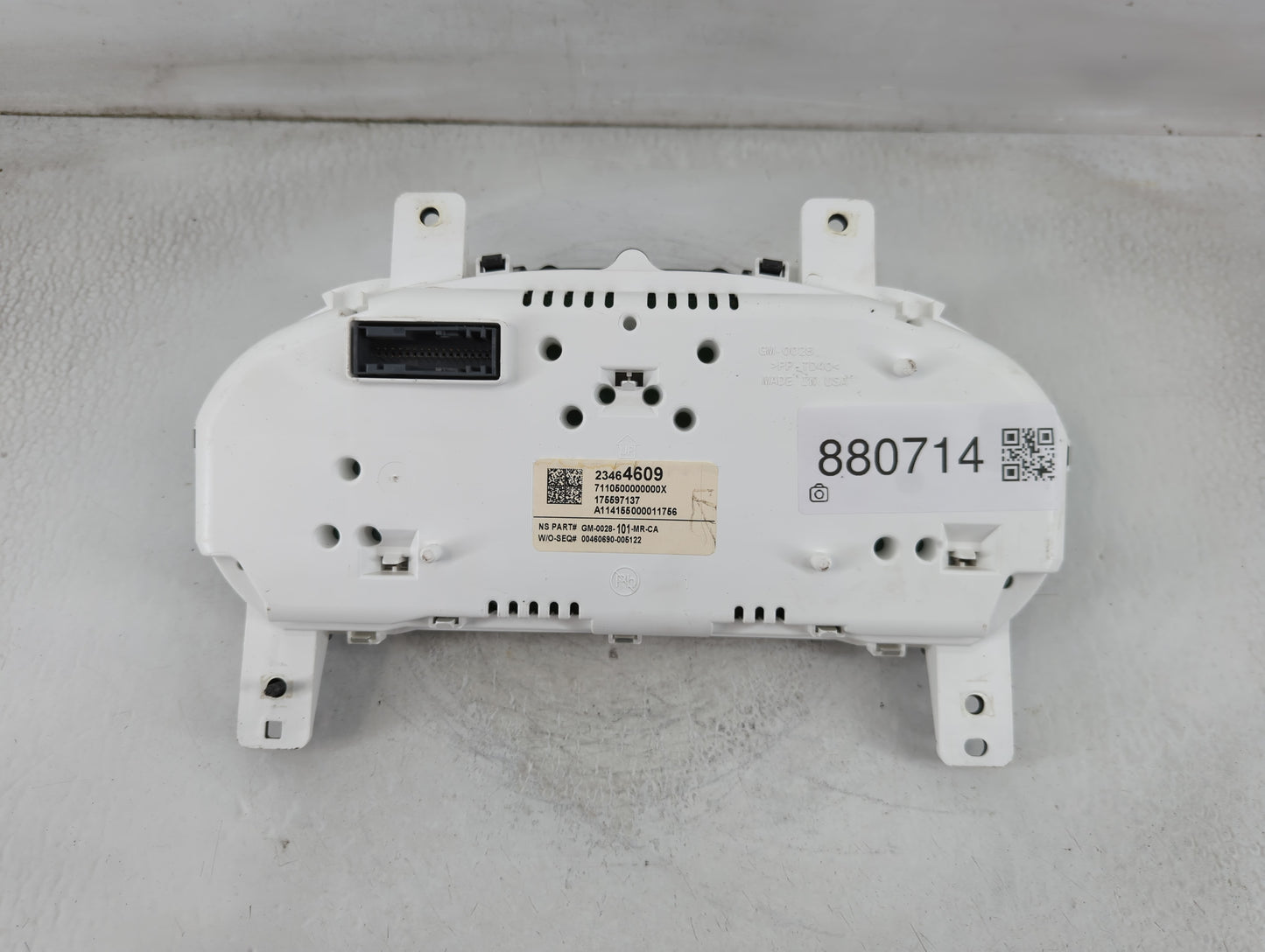 2015 Chevrolet Impala Instrument Cluster Speedometer Gauges P/N:23464609 Fits OEM Used Auto Parts - Oemusedautoparts1.com