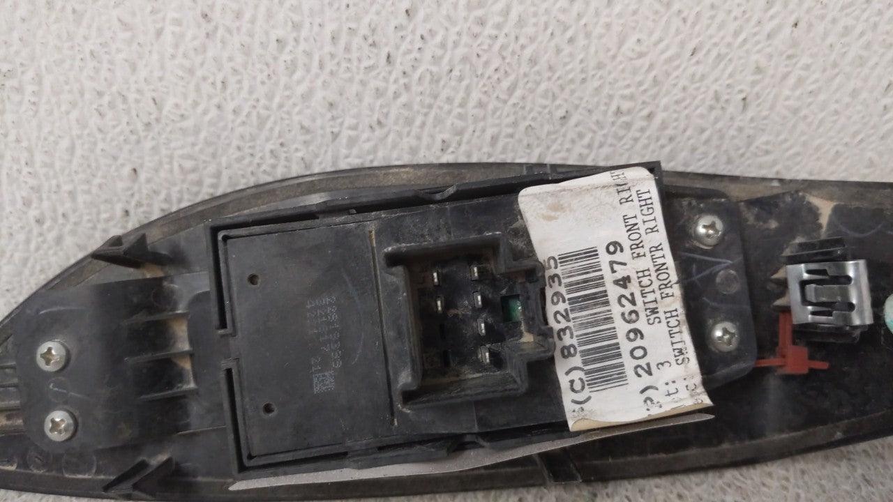 2015 Chevrolet Impala Passenger Right Power Window Switch 20962479 - Oemusedautoparts1.com