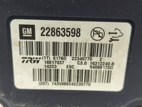 2013-2016 Chevrolet Malibu ABS Pump Control Module Replacement P/N:22863598 Fits Fits 2012 2013 2014 2015 2016 OEM Used Auto