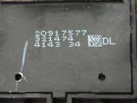 2014-2016 Chevrolet Malibu Master Power Window Switch Replacement Driver Side Left P/N:321474 20917577 Fits OEM Used Auto Pa