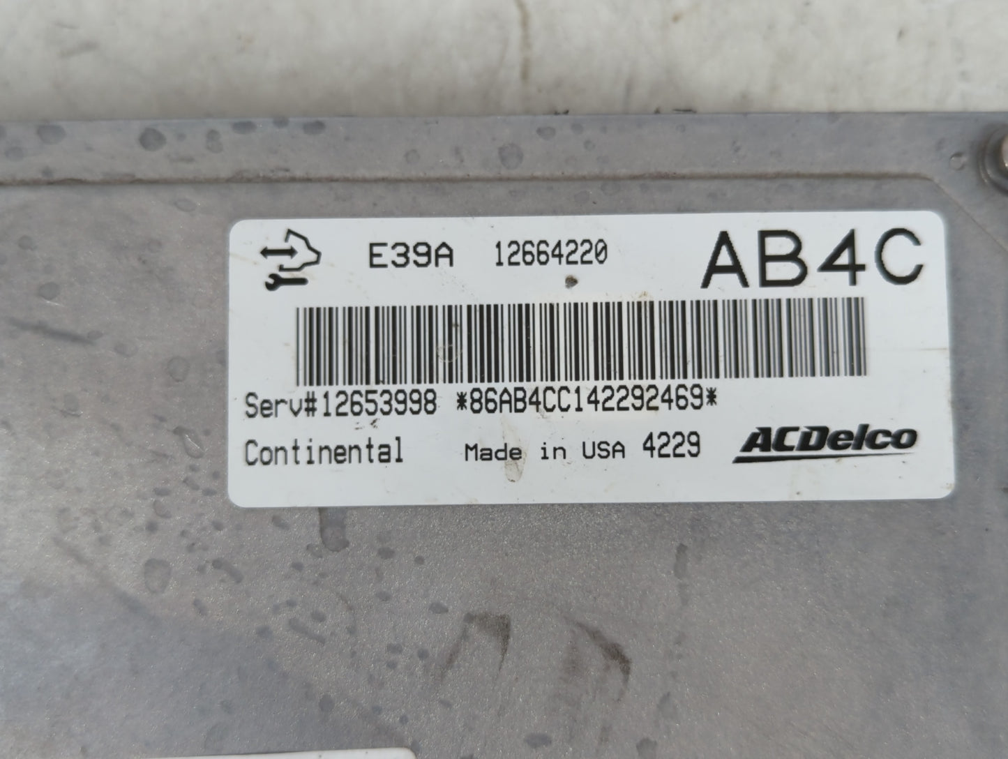 2013-2016 Chevrolet Malibu PCM Engine Control Computer ECU ECM PCU OEM P/N:12664220 Fits Fits 2013 2014 2015 2016 OEM Used A