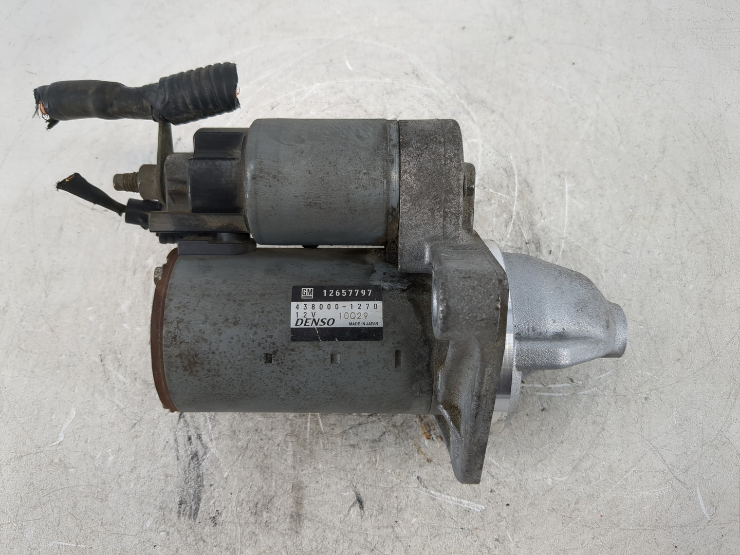 2015-2016 Chevrolet Malibu Car Starter Motor Solenoid OEM P/N:12657797 Fits Fits 2015 2016 2017 2018 2019 2020 2021 OEM Used
