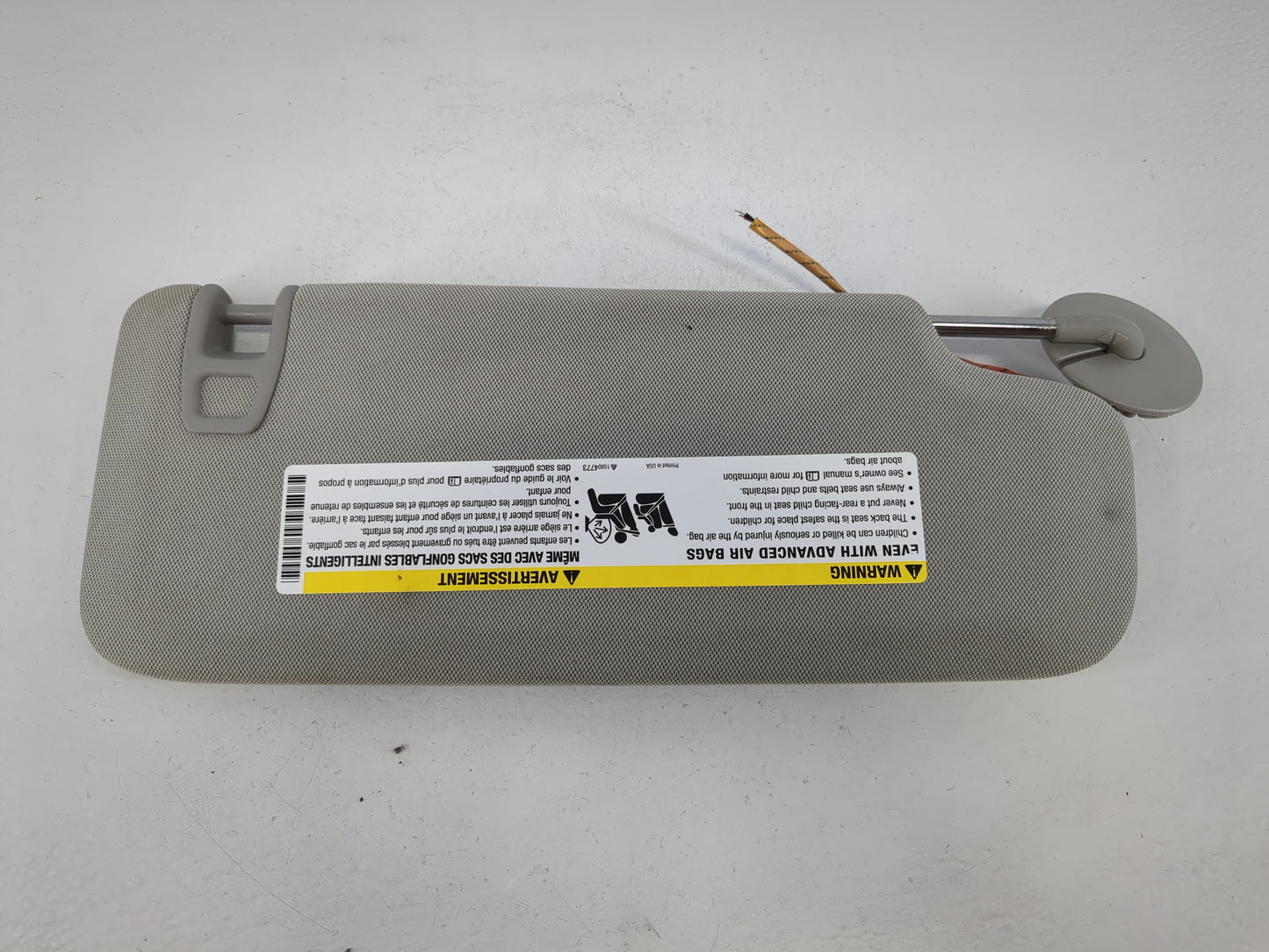 2013-2016 Chevrolet Malibu Sun Visor Shade Replacement Driver Left Mirror Fits Fits 2013 2014 2015 2016 OEM Used Auto Parts 