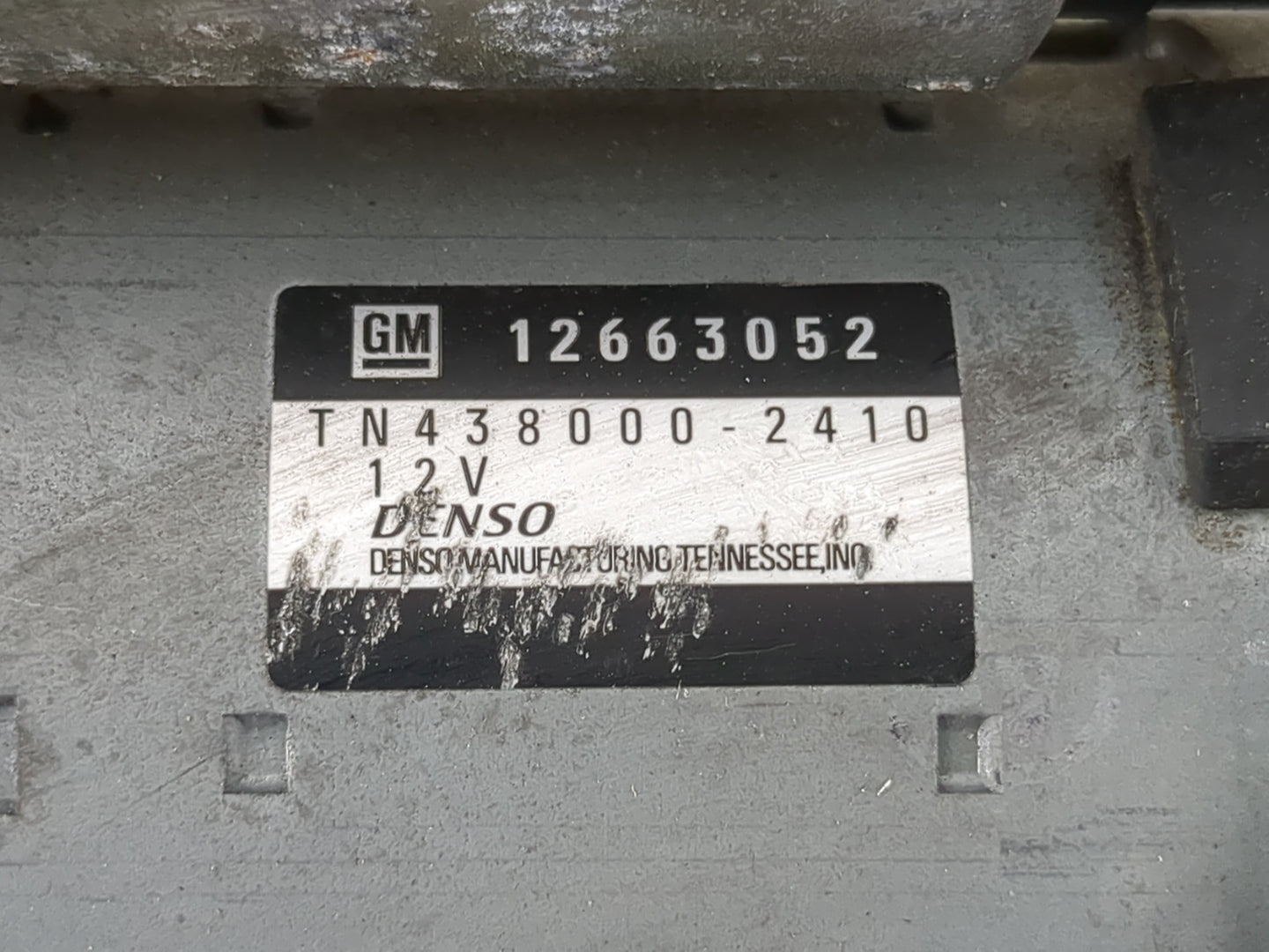 2015-2016 Chevrolet Malibu Car Starter Motor Solenoid OEM P/N:12663052 Fits Fits 2015 2016 2017 2018 2019 2020 2021 OEM Used