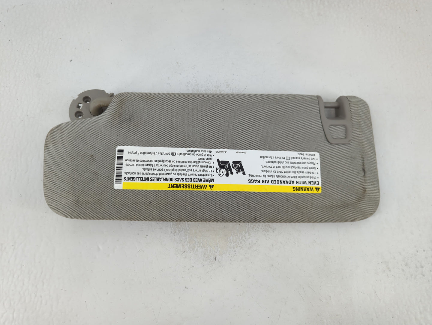 2013-2016 Chevrolet Malibu Sun Visor Shade Replacement Passenger Right Mirror Fits Fits 2013 2014 2015 2016 OEM Used Auto Pa