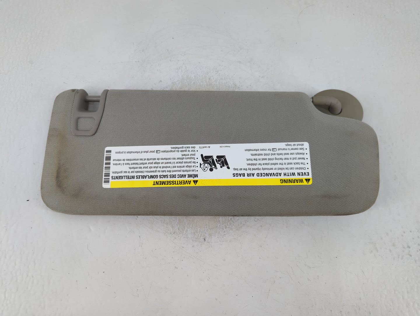 2013-2016 Chevrolet Malibu Sun Visor Shade Replacement Driver Left Mirror Fits Fits 2013 2014 2015 2016 OEM Used Auto Parts 