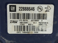 2013-2016 Chevrolet Malibu ABS Pump Control Module Replacement P/N:22888646 Fits Fits 2012 2013 2014 2015 2016 OEM Used Auto