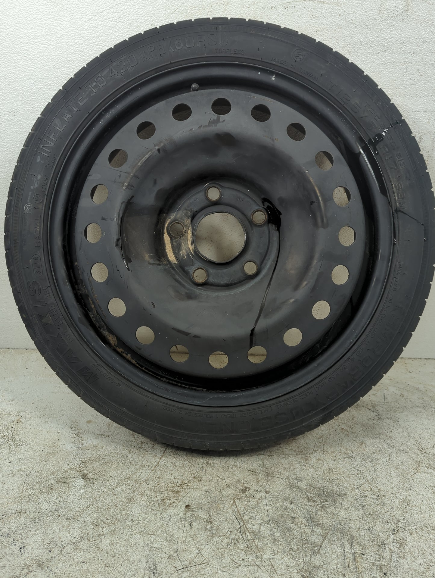 2013-2016 Chevrolet Malibu Spare Donut Tire Wheel Rim Oem 1212695 - Oemusedautoparts1.com