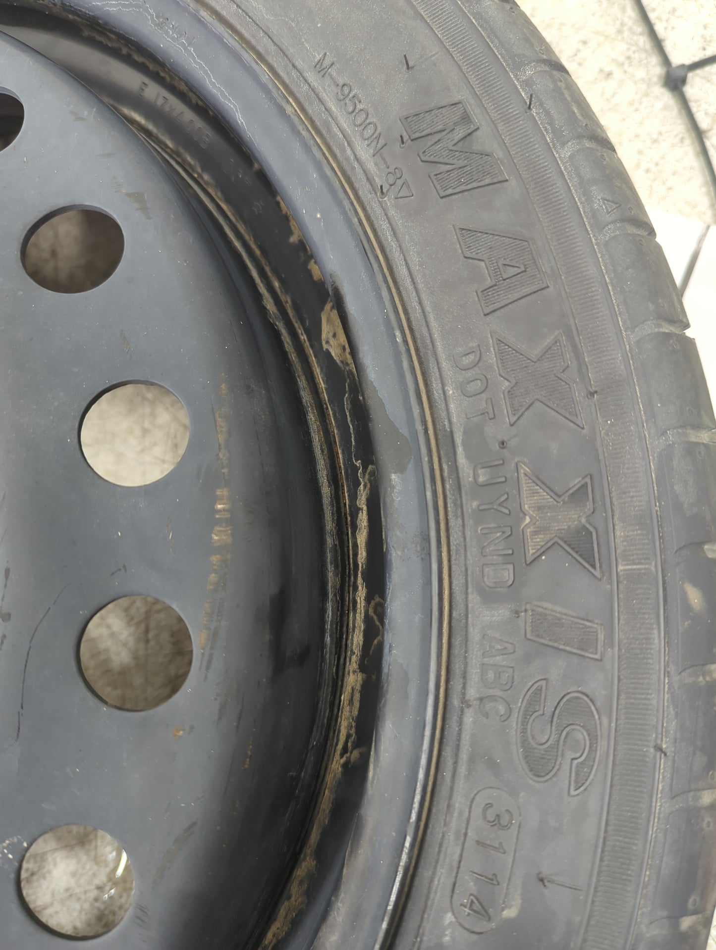 2013-2016 Chevrolet Malibu Spare Donut Tire Wheel Rim Oem 1212695 - Oemusedautoparts1.com