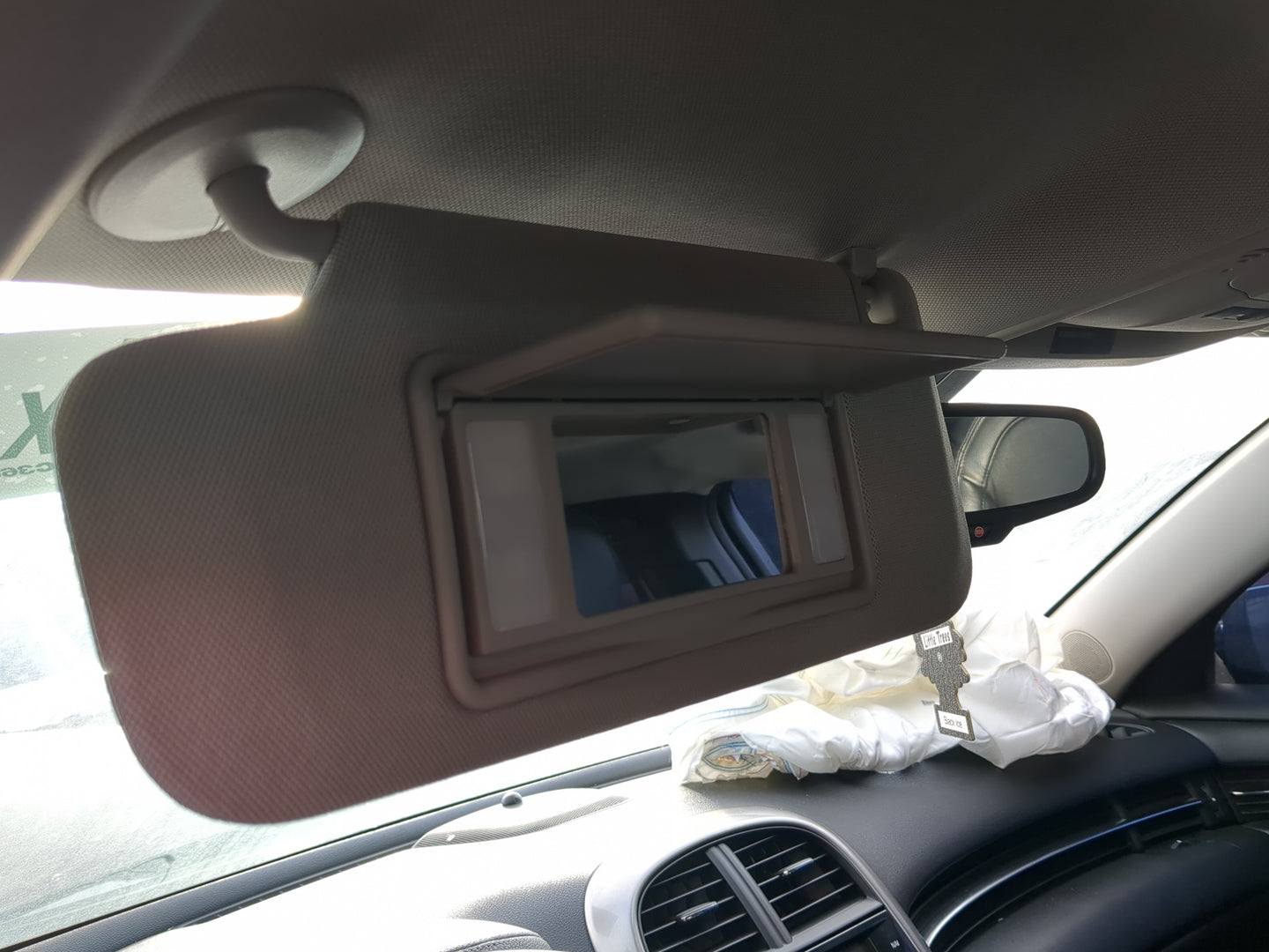 2013-2016 Chevrolet Malibu Sun Visor Shade Replacement Driver Left Mirror Fits Fits 2013 2014 2015 2016 OEM Used Auto Parts 