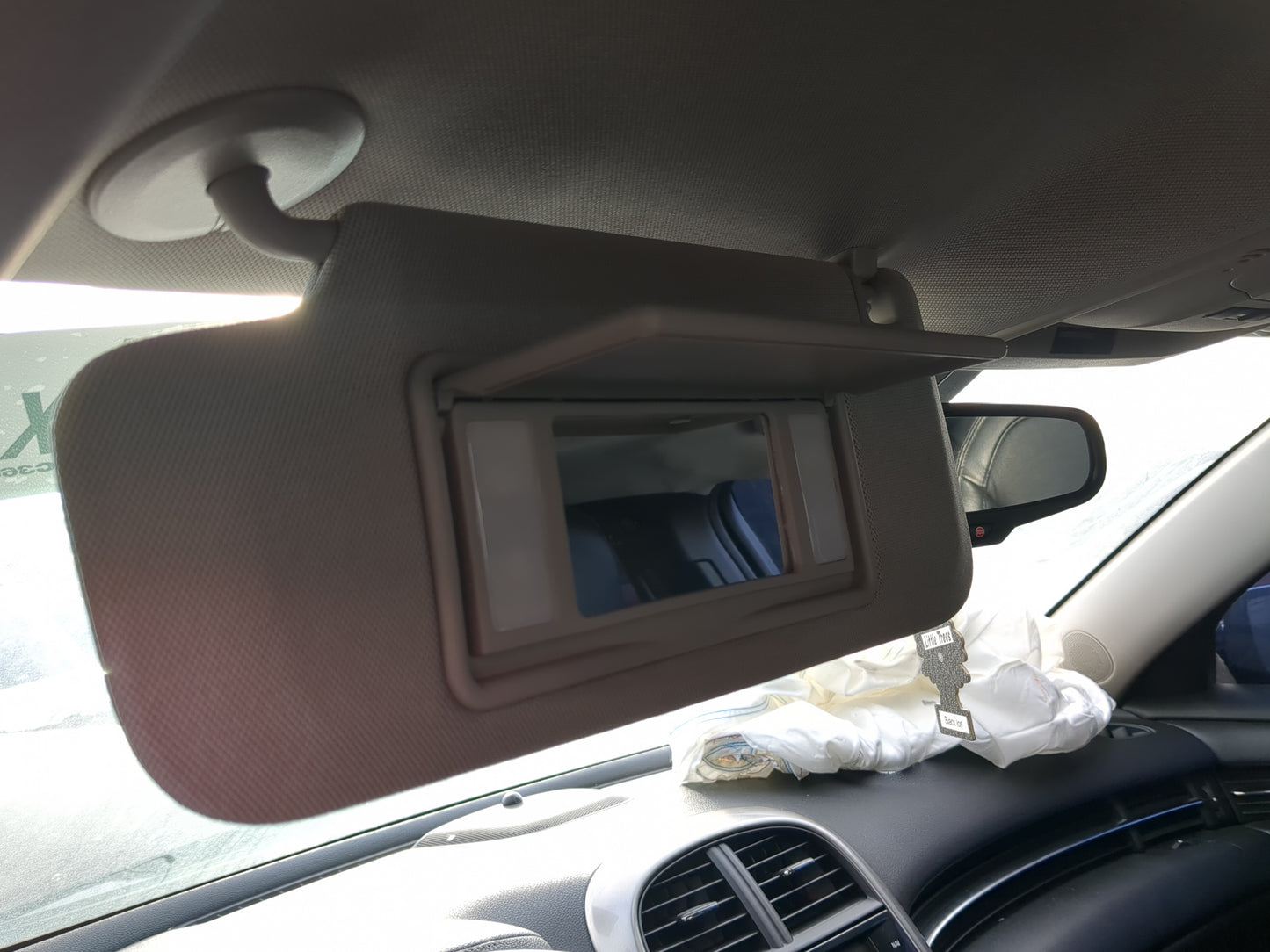 2013-2016 Chevrolet Malibu Sun Visor Shade Replacement Driver Left Mirror Fits Fits 2013 2014 2015 2016 OEM Used Auto Parts 