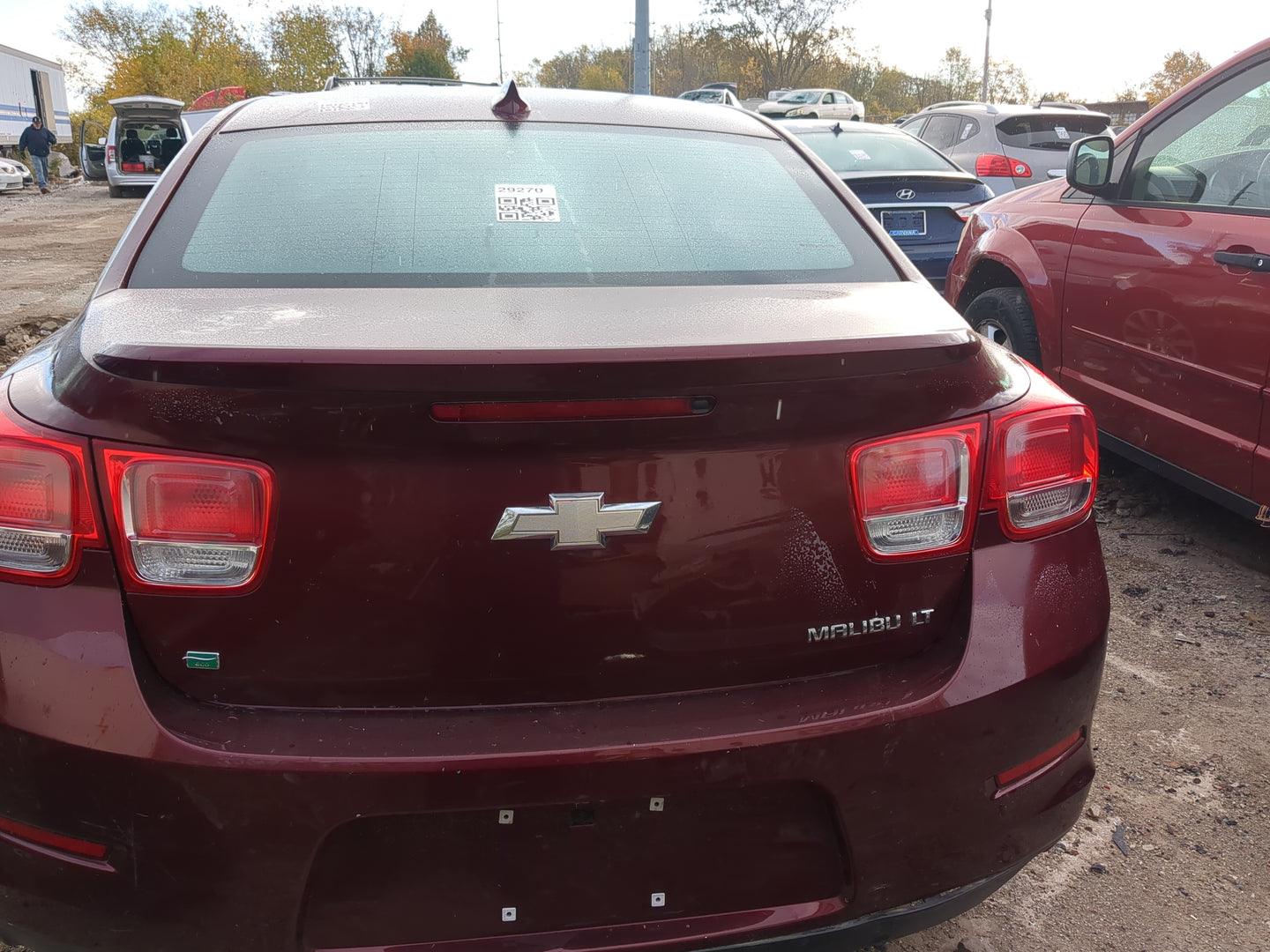 2013-2016 Chevrolet Malibu Trunk/decklid/hatch/tailgate Oem - Oemusedautoparts1.com