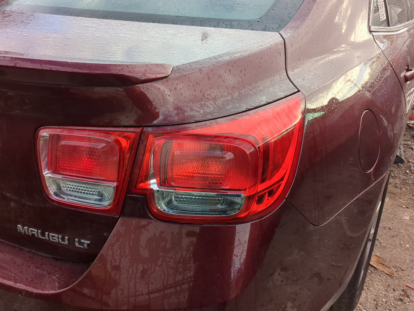 2013-2016 Chevrolet Malibu Tail Light Assembly Passenger Right OEM Fits Fits 2013 2014 2015 2016 OEM Used Auto Parts - Oemus