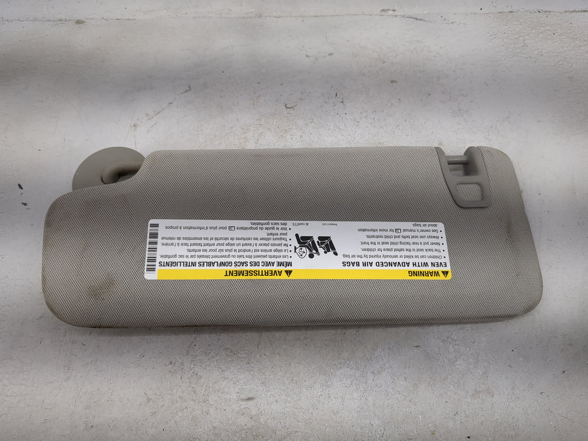 2013-2016 Chevrolet Malibu Sun Visor Shade Replacement Passenger Right Mirror Fits Fits 2013 2014 2015 2016 OEM Used Auto Pa