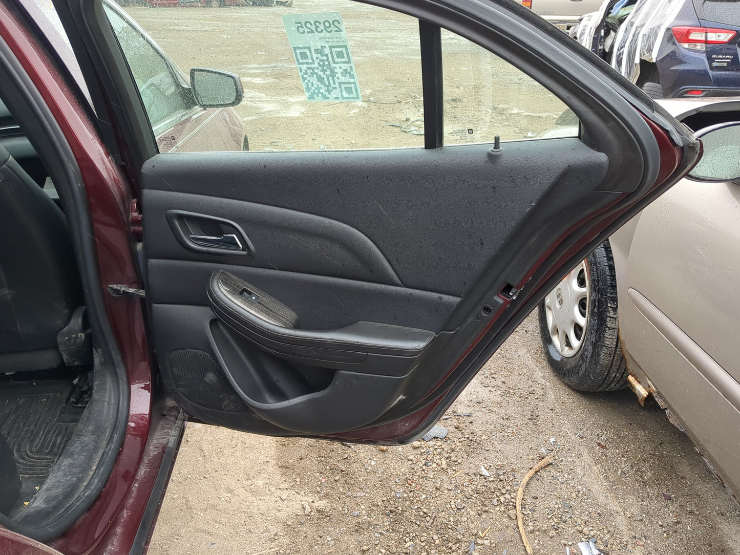 2013-2016 Chevrolet Malibu Passenger Rear Door Oem - Oemusedautoparts1.com
