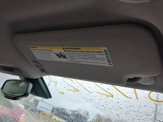 2013-2016 Chevrolet Malibu Sun Visor Shade Replacement Passenger Right Mirror Fits Fits 2013 2014 2015 2016 OEM Used Auto Pa