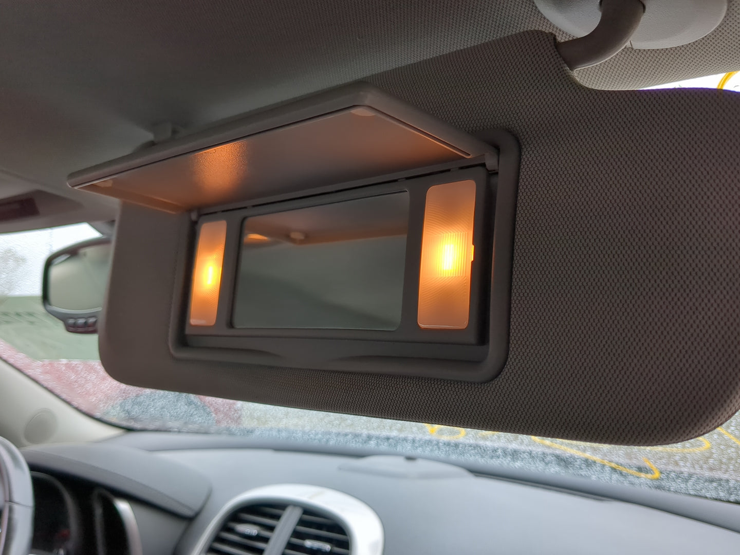 2013-2016 Chevrolet Malibu Sun Visor Shade Replacement Passenger Right Mirror Fits Fits 2013 2014 2015 2016 OEM Used Auto Pa