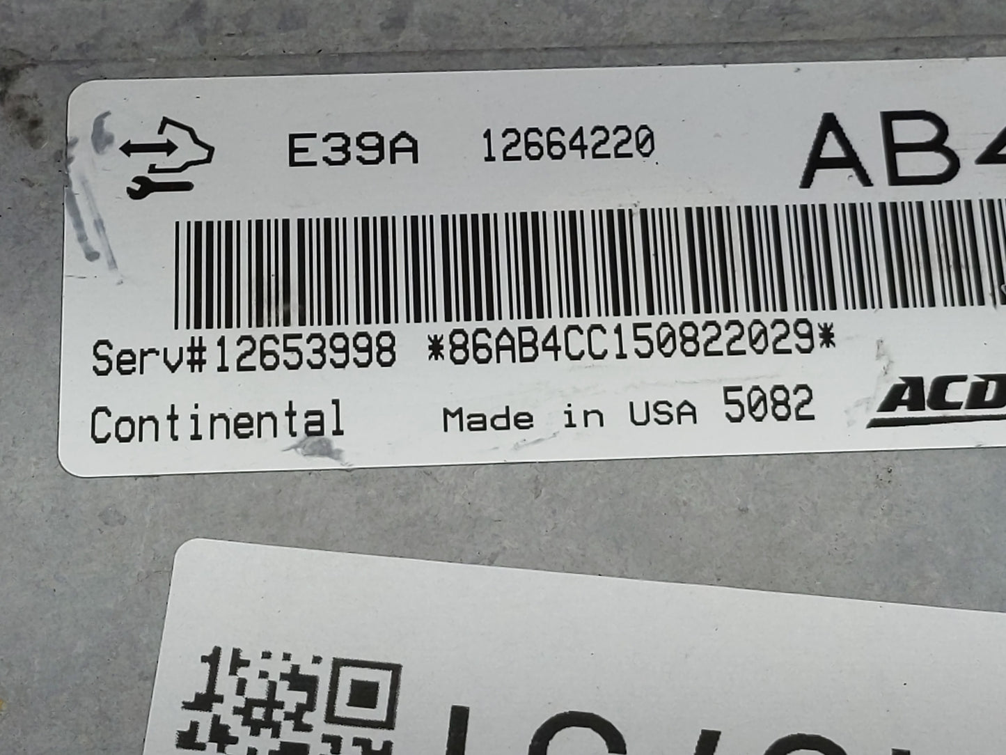 2013-2016 Chevrolet Malibu PCM Engine Control Computer ECU ECM PCU OEM P/N:12664220 12655476 Fits Fits 2013 2014 2015 2016 O
