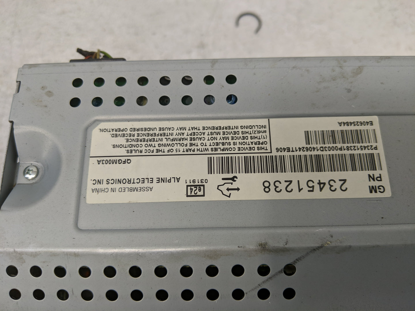 2015 Chevrolet Malibu Radio AM FM Cd Player Receiver Replacement P/N:23451238 Fits OEM Used Auto Parts - Oemusedautoparts1.c