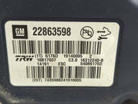 2013-2016 Chevrolet Malibu ABS Pump Control Module Replacement P/N:22863598 Fits Fits 2012 2013 2014 2015 2016 OEM Used Auto