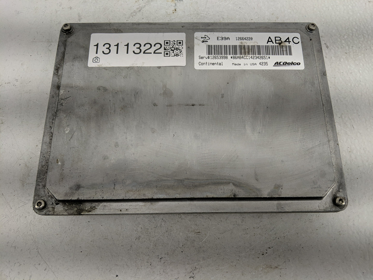 2013-2016 Chevrolet Malibu PCM Engine Control Computer ECU ECM PCU OEM P/N:12664220 Fits Fits 2013 2014 2015 2016 OEM Used A