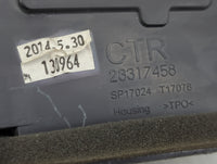 2015 Chevrolet Malibu Information Radio Display Screen Bezel Vents 1376548 - Oemusedautoparts1.com
