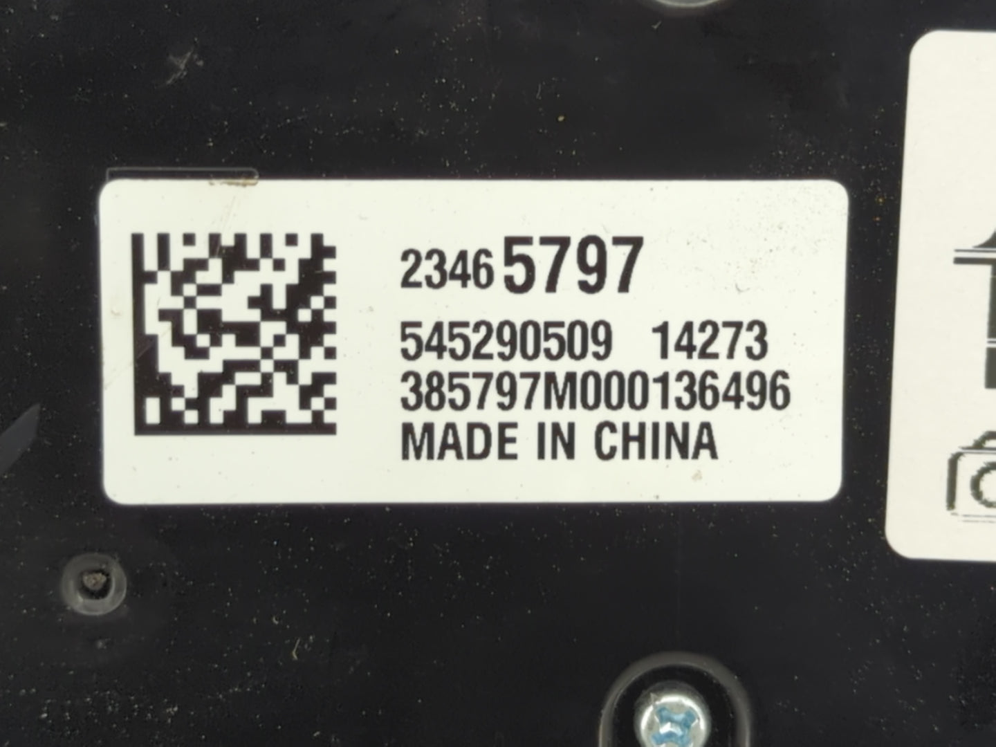 2014-2016 Chevrolet Malibu Climate Control Module Temperature AC/Heater Replacement P/N:545290509 23465797 Fits OEM Used Aut