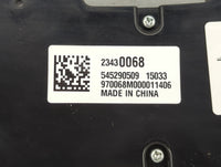 2014-2016 Chevrolet Malibu Radio Control Panel - Oemusedautoparts1.com