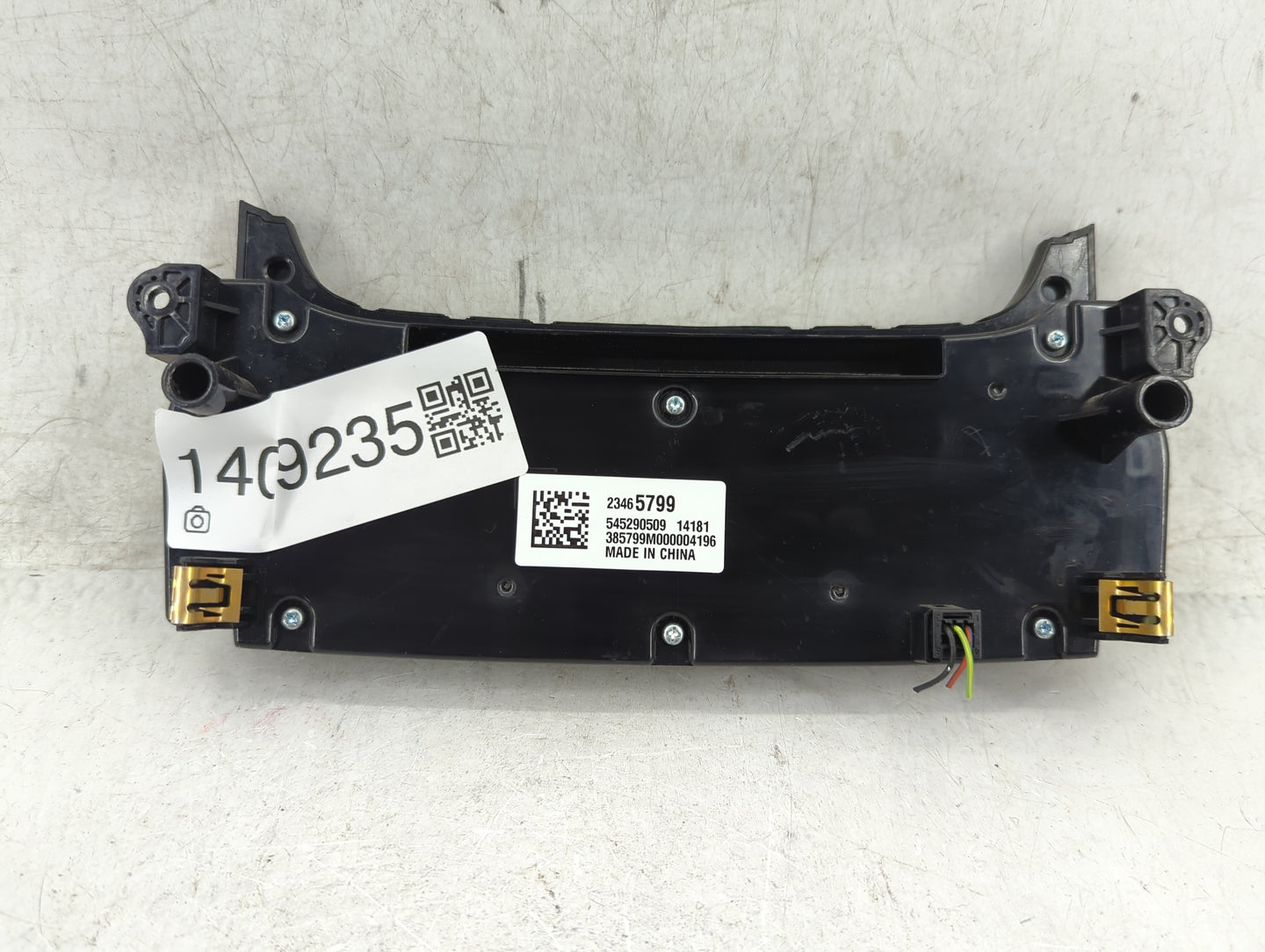 2013-2015 Chevrolet Malibu Climate Control Module Temperature AC/Heater Replacement P/N:23465799 Fits Fits 2013 2014 2015 OE