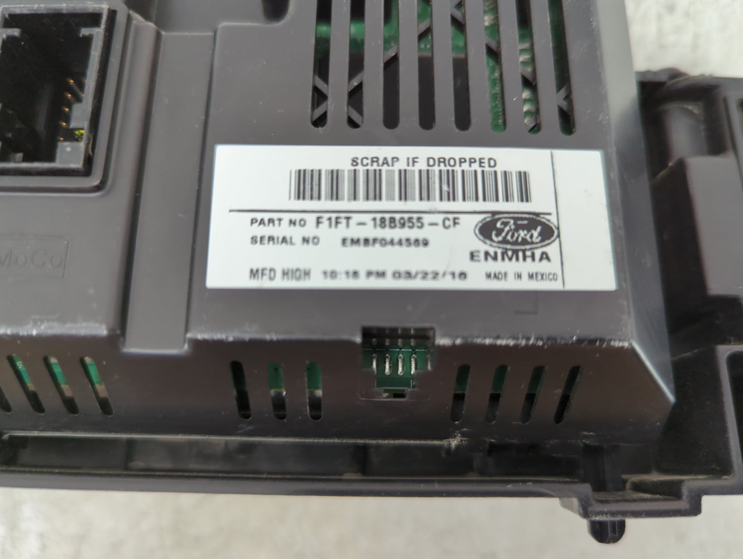 2014-2016 Chevrolet Malibu Radio AM FM Cd Player Receiver Replacement P/N:F1FT-18B955-CF Fits Fits 2014 2015 2016 OEM Used A
