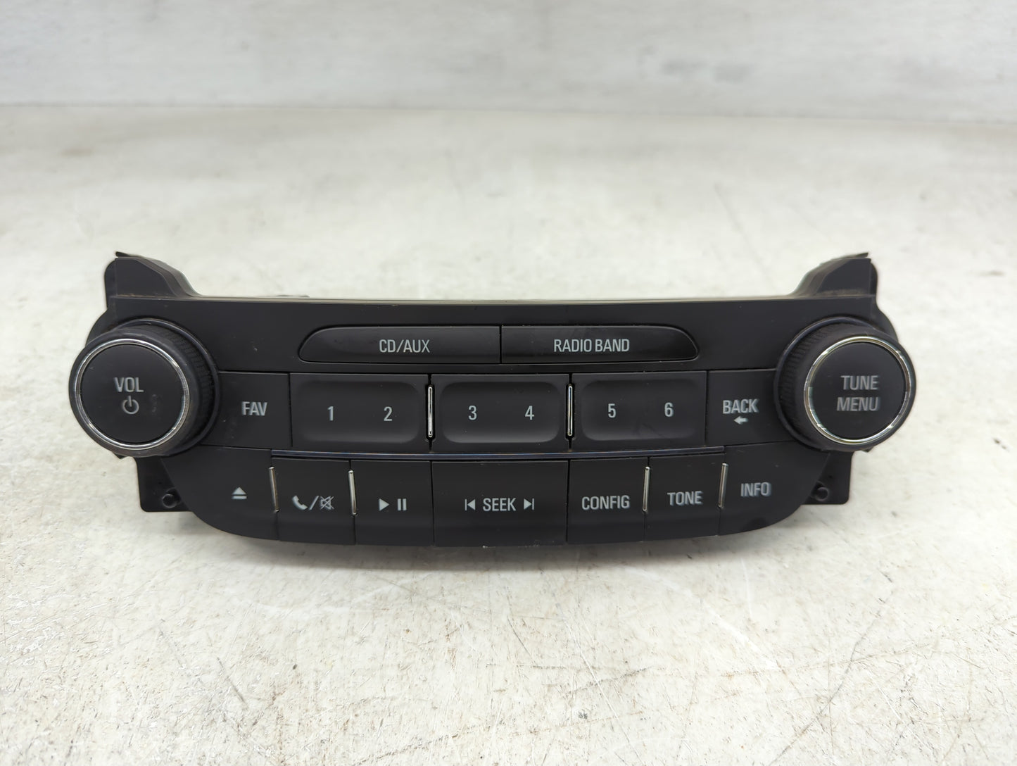 2014-2016 Chevrolet Malibu Radio AM FM Cd Player Receiver Replacement P/N:23430066 Fits Fits 2014 2015 2016 OEM Used Auto Pa