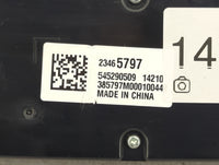 2013-2015 Chevrolet Malibu Climate Control Module Temperature AC/Heater Replacement P/N:23465797 545290509 Fits OEM Used Aut