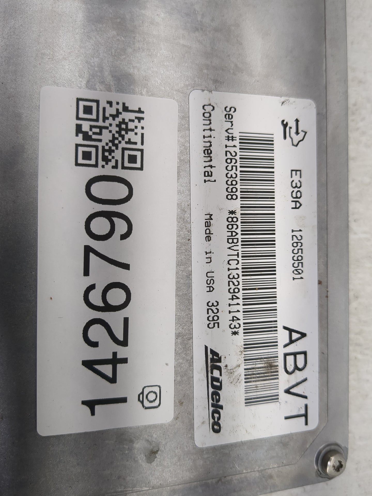 2013-2016 Chevrolet Malibu PCM Engine Control Computer ECU ECM PCU OEM P/N:12659501 Fits Fits 2013 2014 2015 2016 OEM Used A
