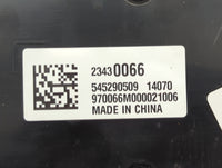 2014-2016 Chevrolet Malibu Radio Control Panel - Oemusedautoparts1.com