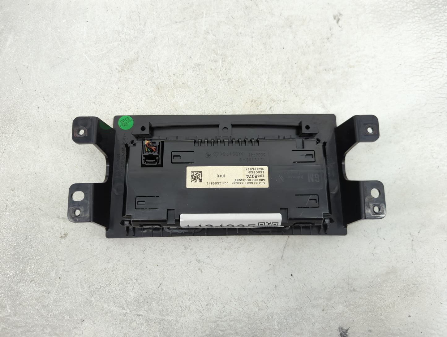 2014-2016 Chevrolet Malibu Information Display Screen Black - Oemusedautoparts1.com