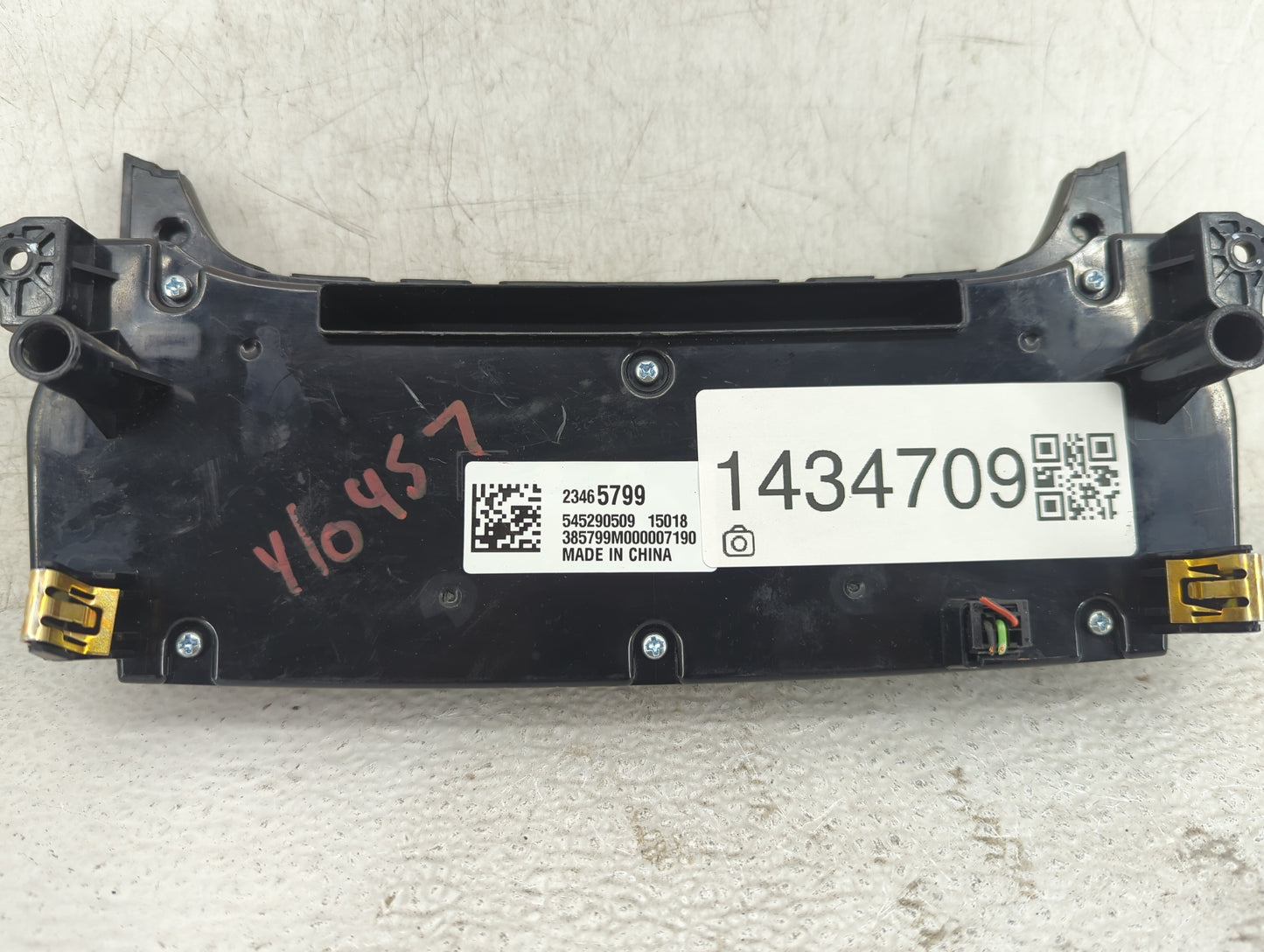 2013-2015 Chevrolet Malibu Climate Control Module Temperature AC/Heater Replacement P/N:23465799 545290509 Fits OEM Used Aut